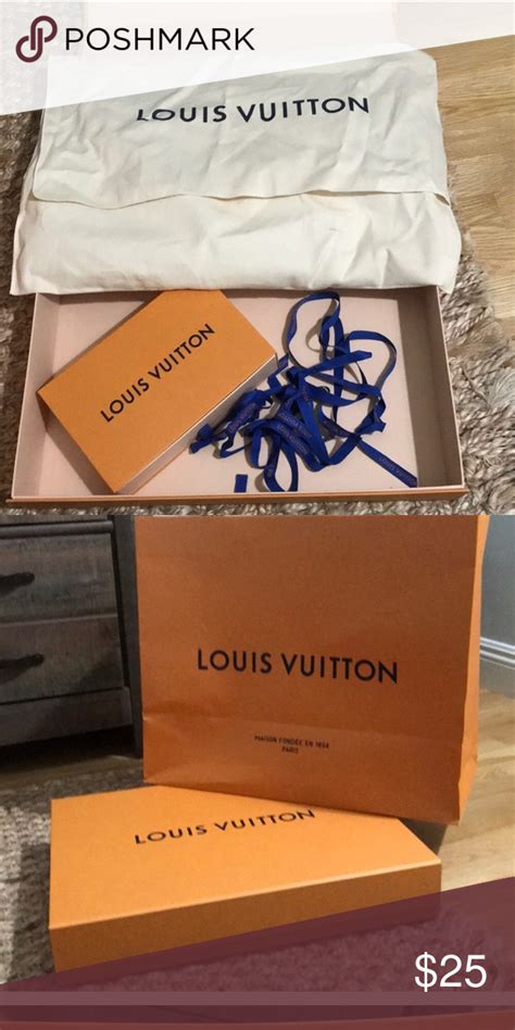 louis vuitton wallet box and dustbag